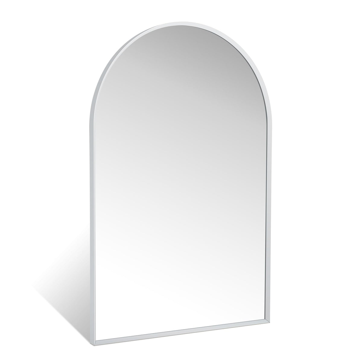 Wall Mount Mirror for Bathroom, Black Metal Framed, 24" x 36"