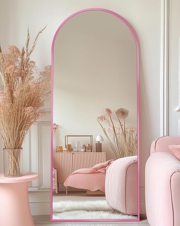Antok 58" x19” Arched Full Length Mirror, Floor Mirror with Stand,Gold