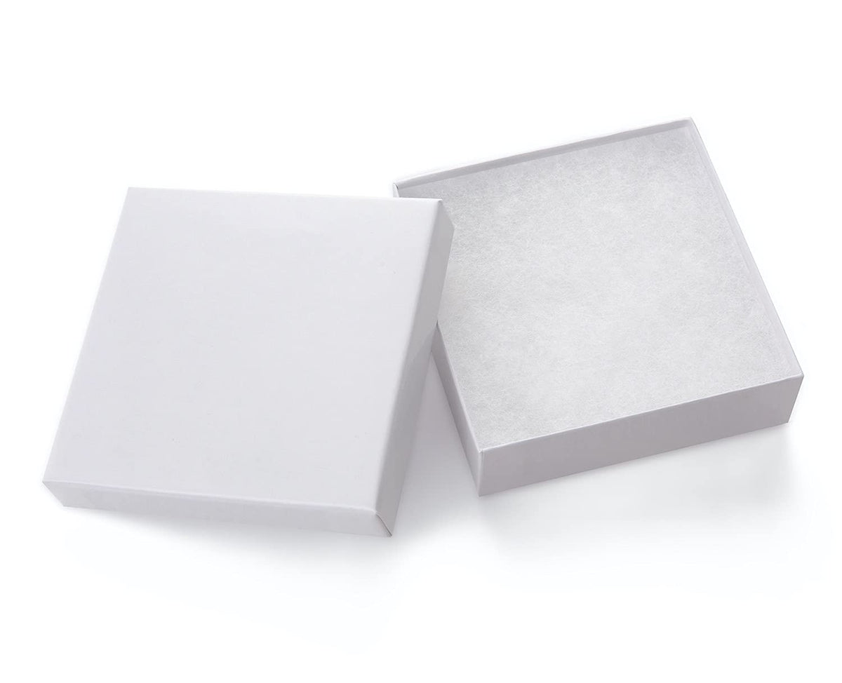 GEFTOL Jewelry Gift Boxes 20 Pack 3.5x3.5x1 Inch Cardboard Jewelry Boxes,Small Gift Boxes for Jewelry Earrings Necklaces Handmade Bangles Bracelets(Brown)