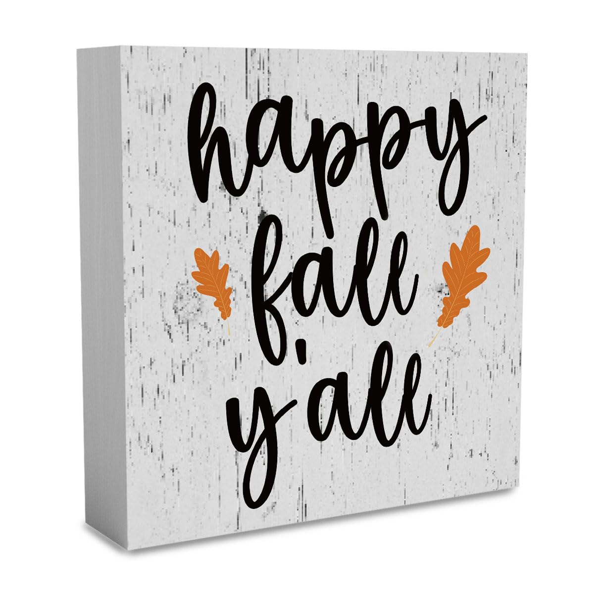 Fall Decorations for Home Fall Decor Rustic Tis' the Season Pumpkin Sign, Autumn Thanksgiving Decor Sign for Home Office Bathroom Kitchen Bedroom Room Mantel Tiered Tray Decoration 5 x 5 Inches