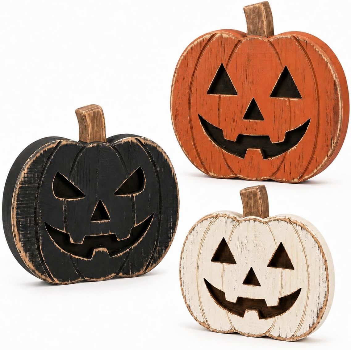 Halloween Pumpkin Table Decor Indoor, Halloween Decorations for Home
