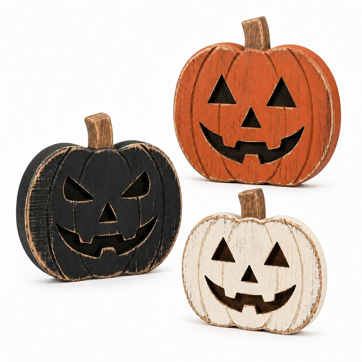Halloween Pumpkin Table Decor Indoor, Halloween Decorations for Home