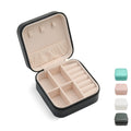 TRODANCE Mini Jewelry Travel Case, Small Portable Jewellry Organizer Box Portable Display Storage Box for Rings Earrings Necklaces, Gifts for Girl, Women, Wedding, Birthday, Mom, Mother's Day (Blue)