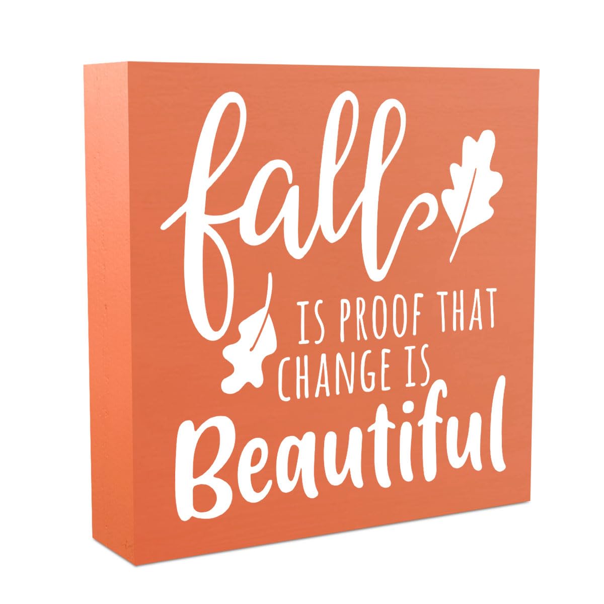 Fall Decorations for Home Fall Decor Rustic Tis' the Season Pumpkin Sign, Autumn Thanksgiving Decor Sign for Home Office Bathroom Kitchen Bedroom Room Mantel Tiered Tray Decoration 5 x 5 Inches