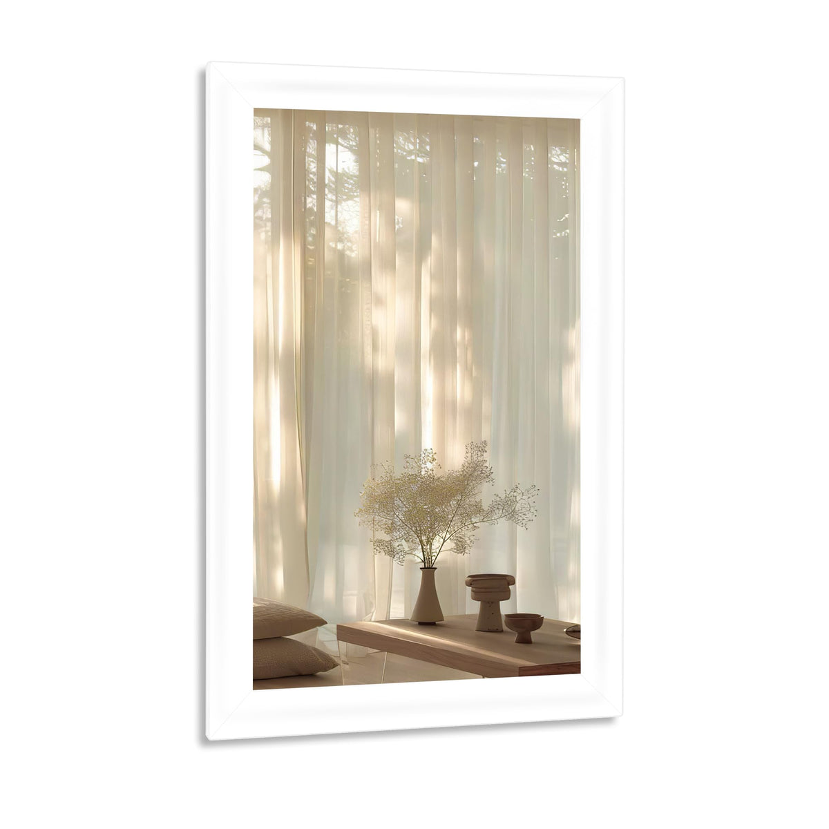 White Wall Mirror for Bathroom,Rectangle Large 30 x 40 inch Vanity Mirrors