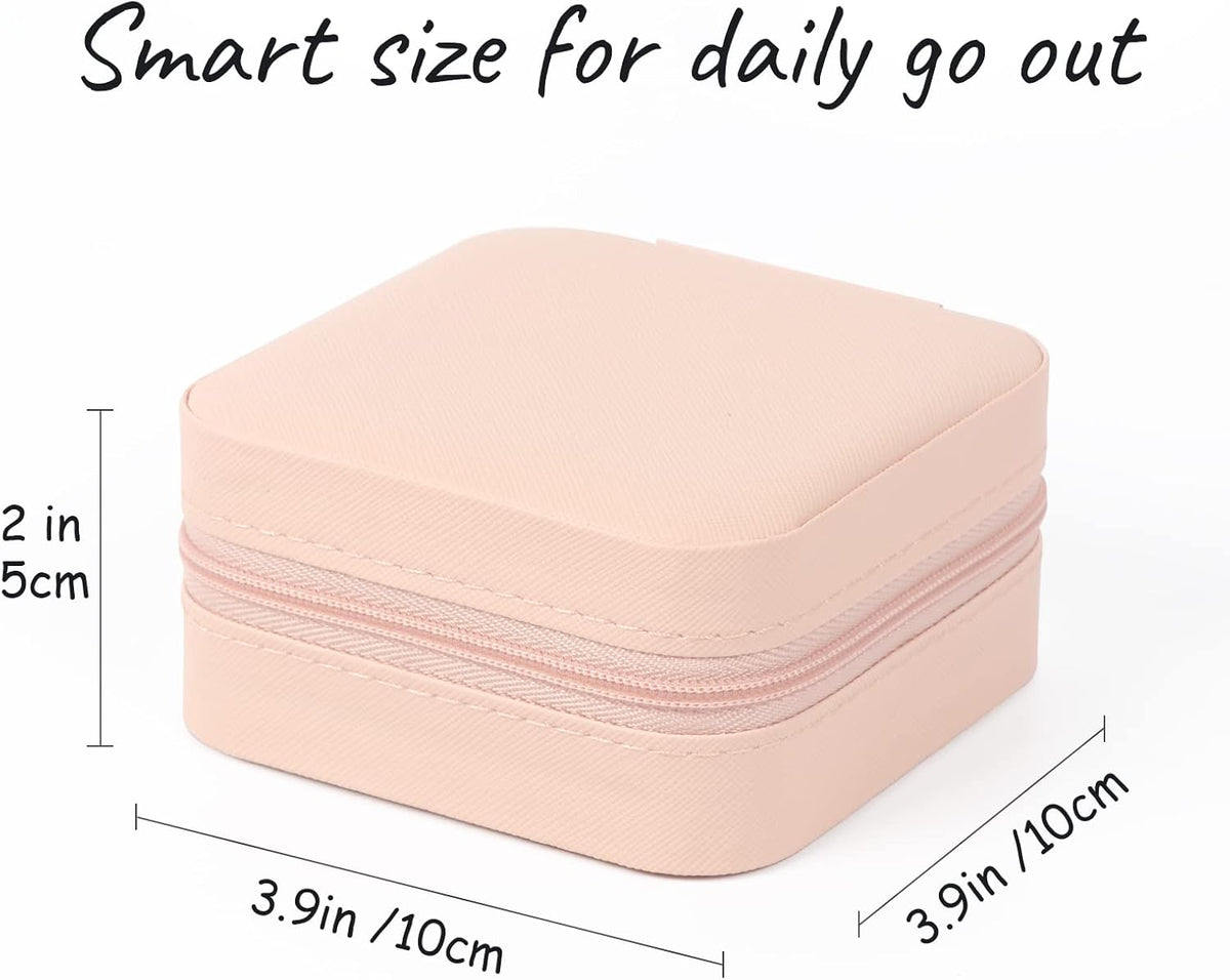 MFXIP Travel Jewelry Case Small Jewelry Box Jewelry Organizer Storage Case