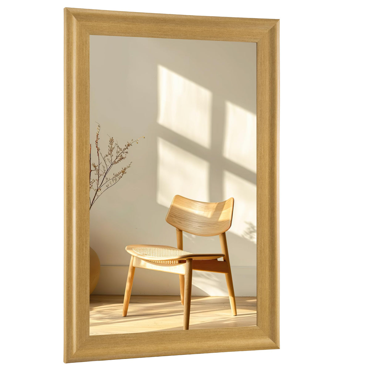 White Wall Mirror for Bathroom,Rectangle Large 30 x 40 inch Vanity Mirrors