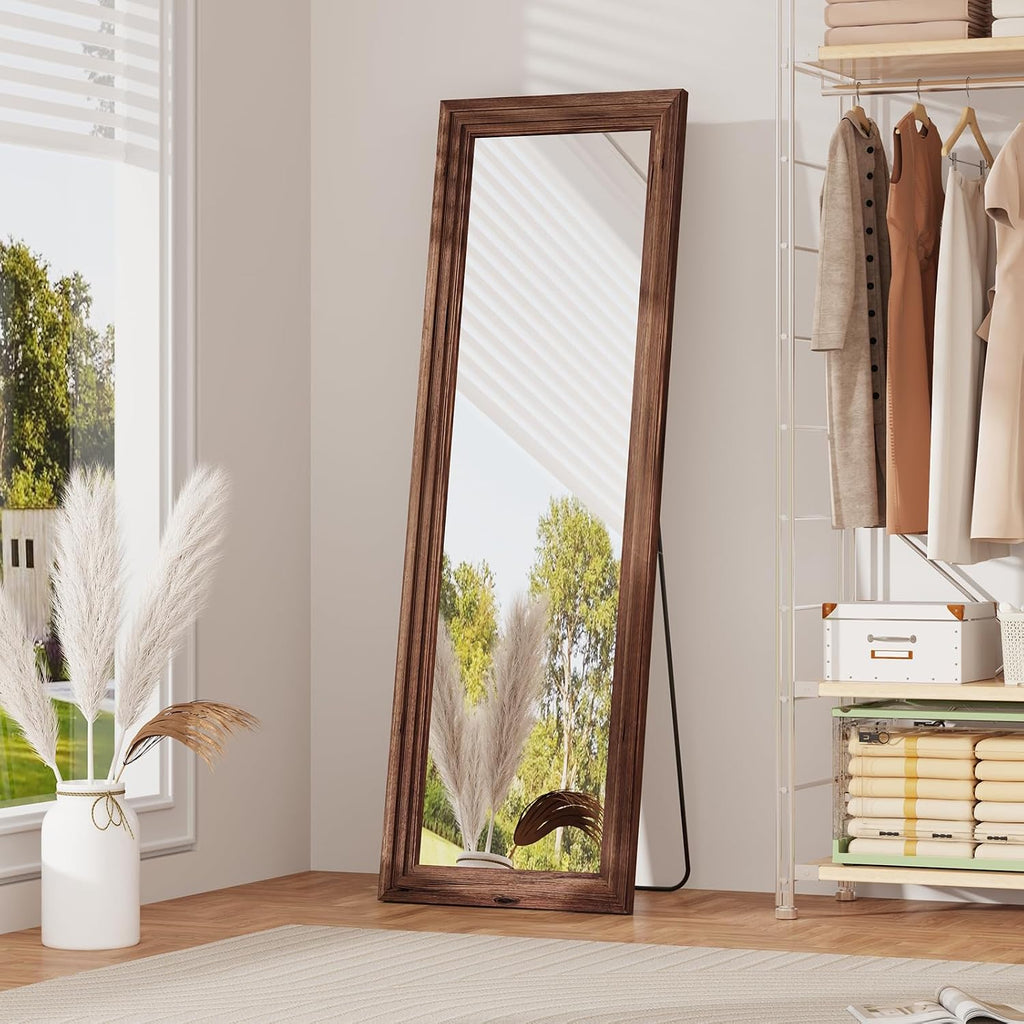 ZHUNFA Full Length Mirror, 65x22 Inch Full Length Mirror Wall Mounted