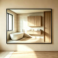 DUMOS Bathroom Mirror for Over Sink, 48"x30" Rectangle Wall Mount Mirror