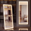 21"x64" Full Length Mirror with Lights, Standing Mirror