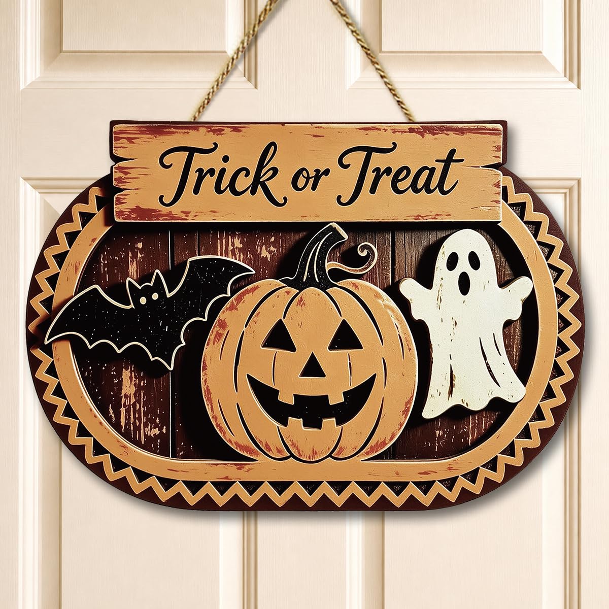 Fall Decorations for Home Fall Decor Rustic Tis' the Season Pumpkin Sign, Autumn Thanksgiving Decor Sign for Home Office Bathroom Kitchen Bedroom Room Mantel Tiered Tray Decoration 5 x 5 Inches