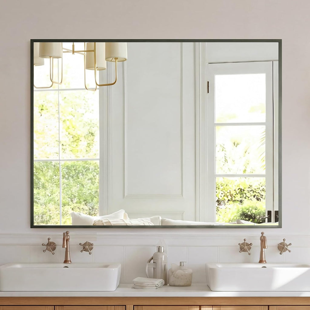NEWBULIG Bathroom Wall Mirror, Vanity Home Mirror, 30x36 Inch