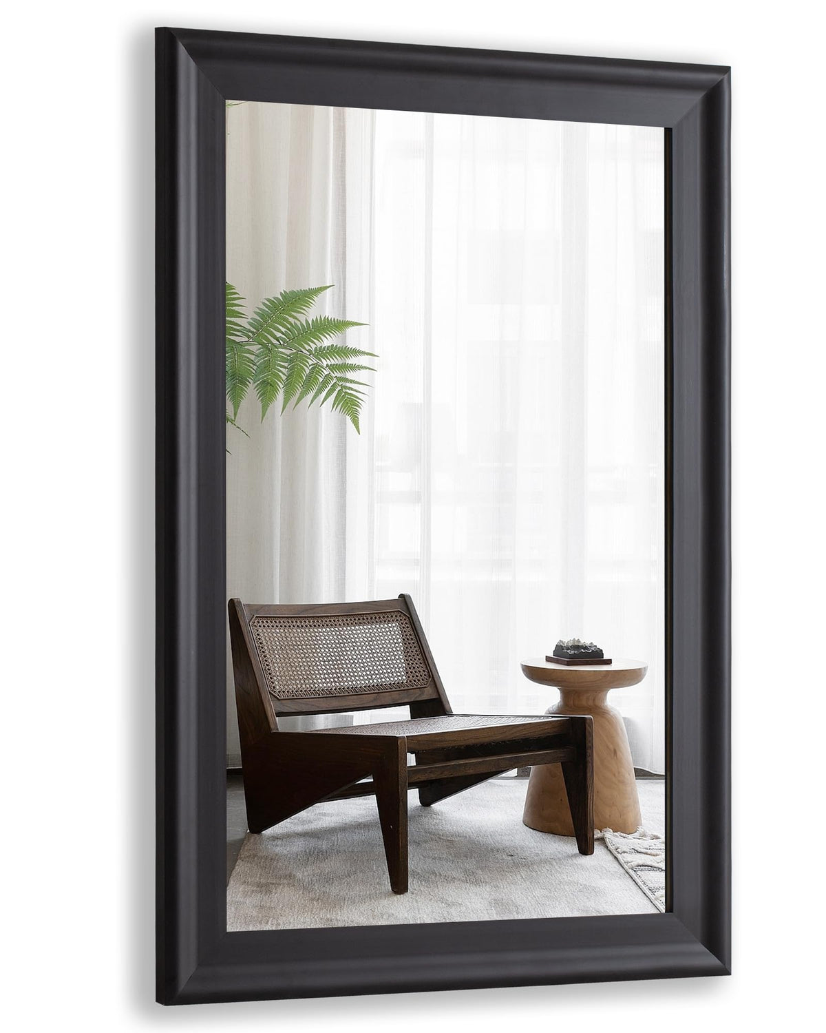 White Wall Mirror for Bathroom,Rectangle Large 30 x 40 inch Vanity Mirrors