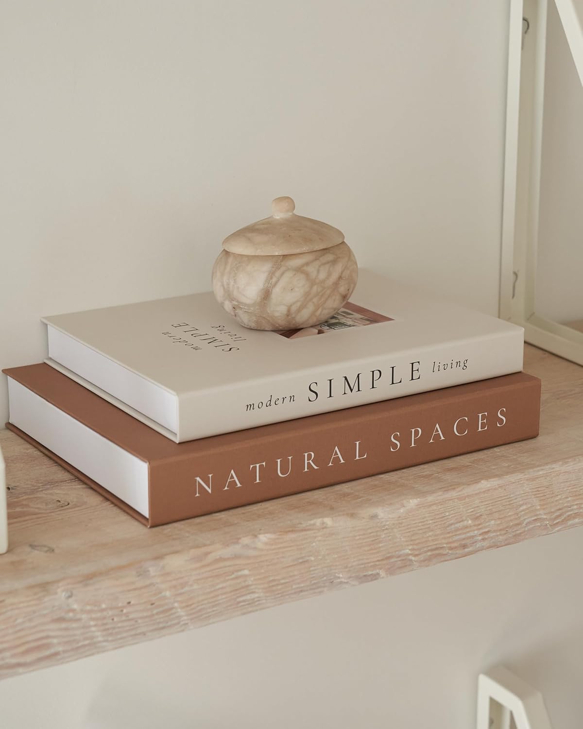 ZICOTO Beautiful Decorative Books Set of 2 for Your Coffee Table & Shelf