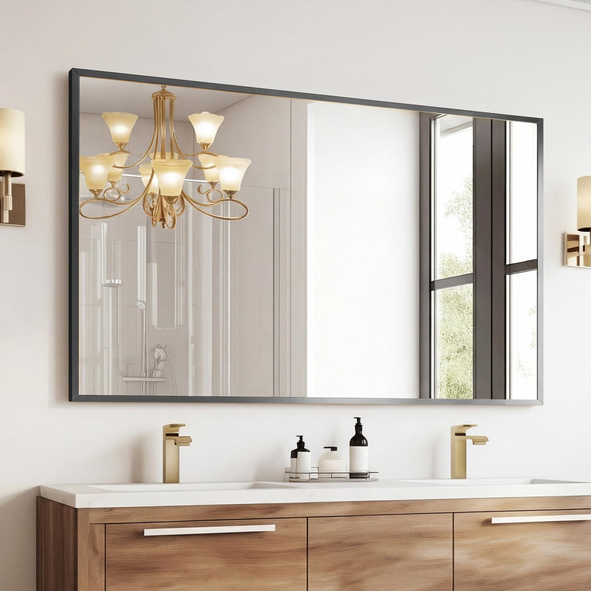 Sweetcrispy Bathroom Mirror 40x30 Inch, Vanity Mirror for Wall
