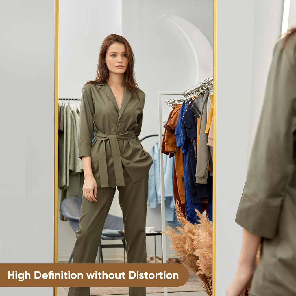 NEWBULIG Full Length Floor Mirror, Body Standing Wall Mirror