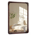 Tanmicoshomy 30 x 48 Inch Wood Rustic Large Bathroom Vanity Mirror
