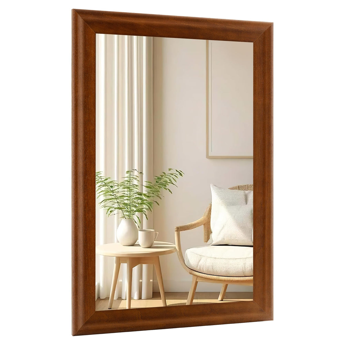 White Wall Mirror for Bathroom,Rectangle Large 30 x 40 inch Vanity Mirrors