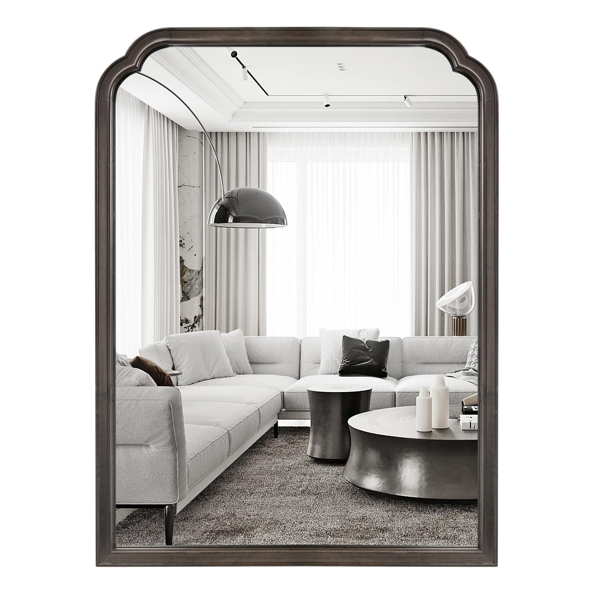 WallBeyond Full Length Mirror Wall Mounted 65"x22", Rustic Wooden Frame Floor Mirror, Large Full Body Mirror for Bedroom, Leaning or Hanging Against Wall, Natural
