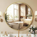 NEWBULIG 36 Inch Round Wall Mirror, Bathroom Mirrors for Over Sink
