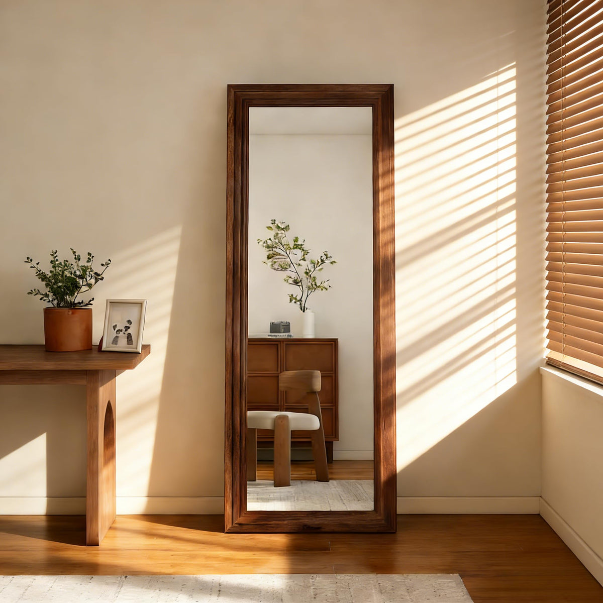 ZHUNFA Full Length Mirror, 65x22 Inch Full Length Mirror Wall Mounted