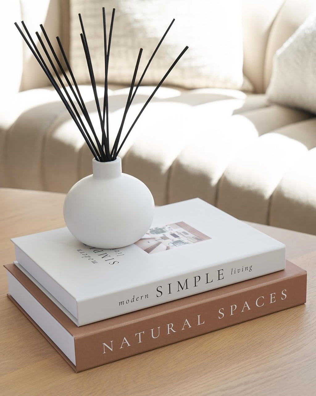 ZICOTO Beautiful Decorative Books Set of 2 for Your Coffee Table & Shelf