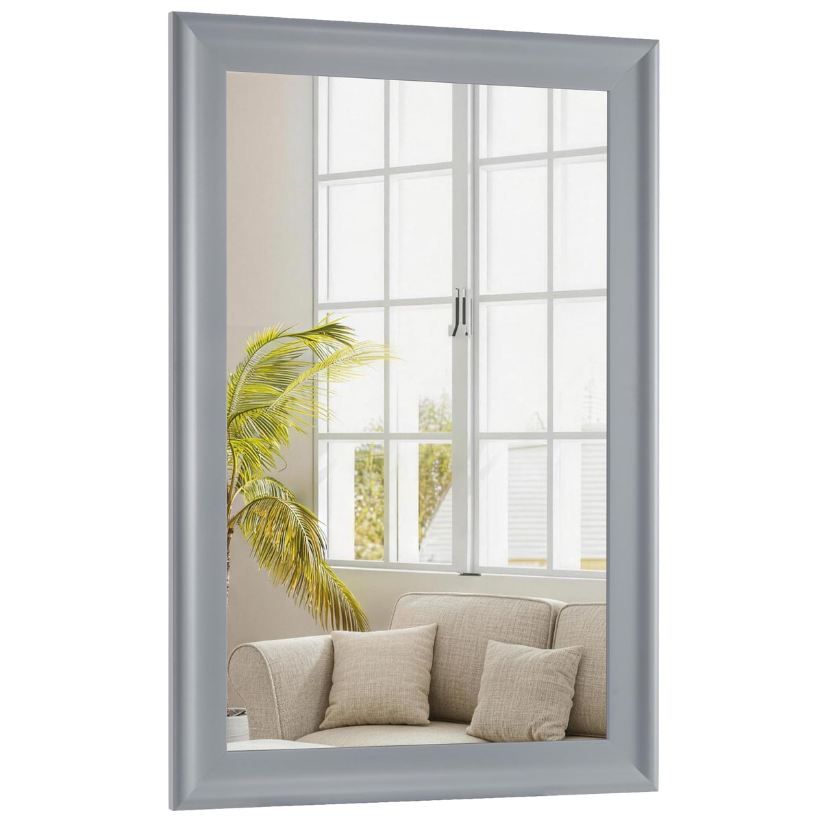 White Wall Mirror for Bathroom,Rectangle Large 30 x 40 inch Vanity Mirrors