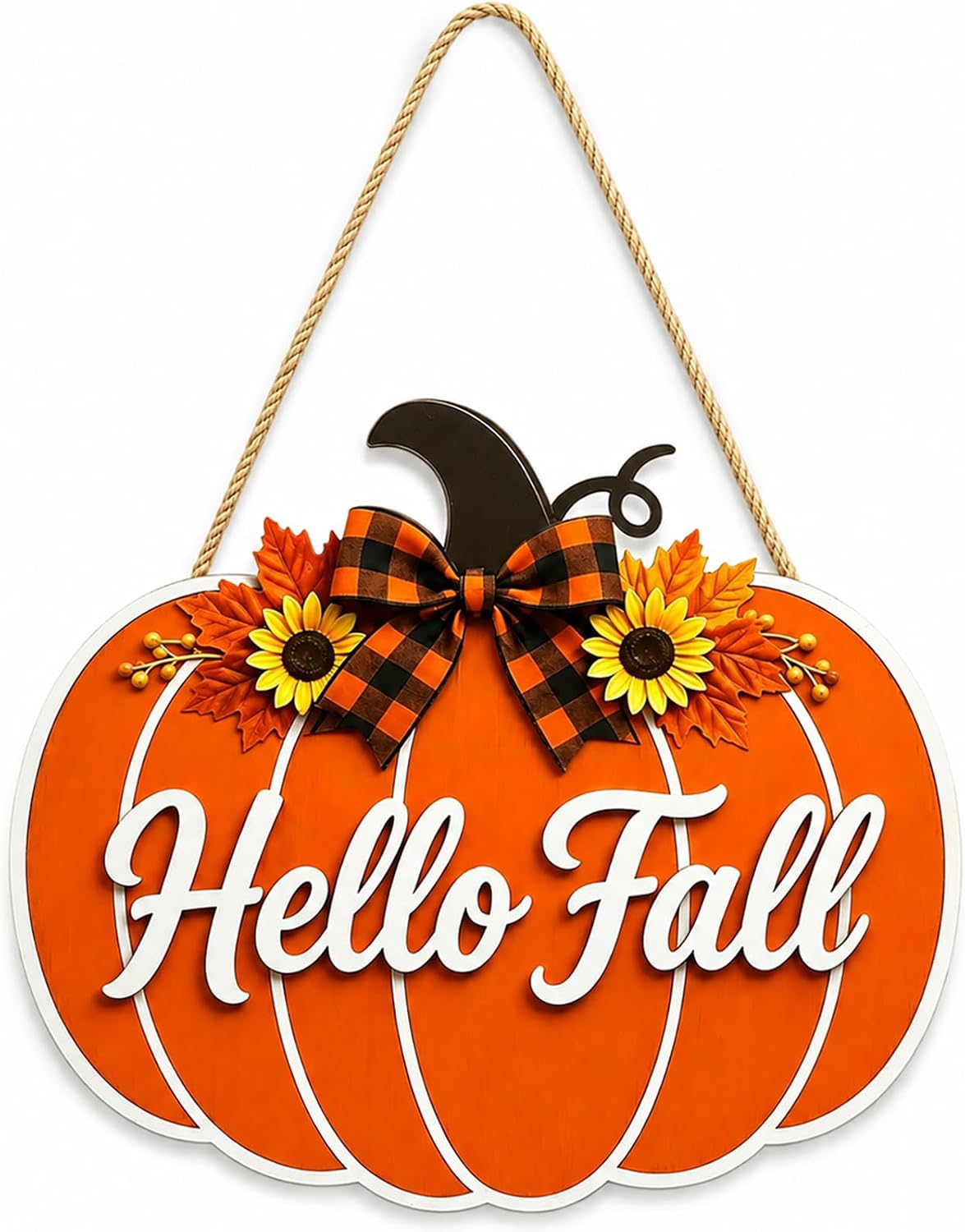 Fall Door Welcome Sign for Home Decor Hanger
