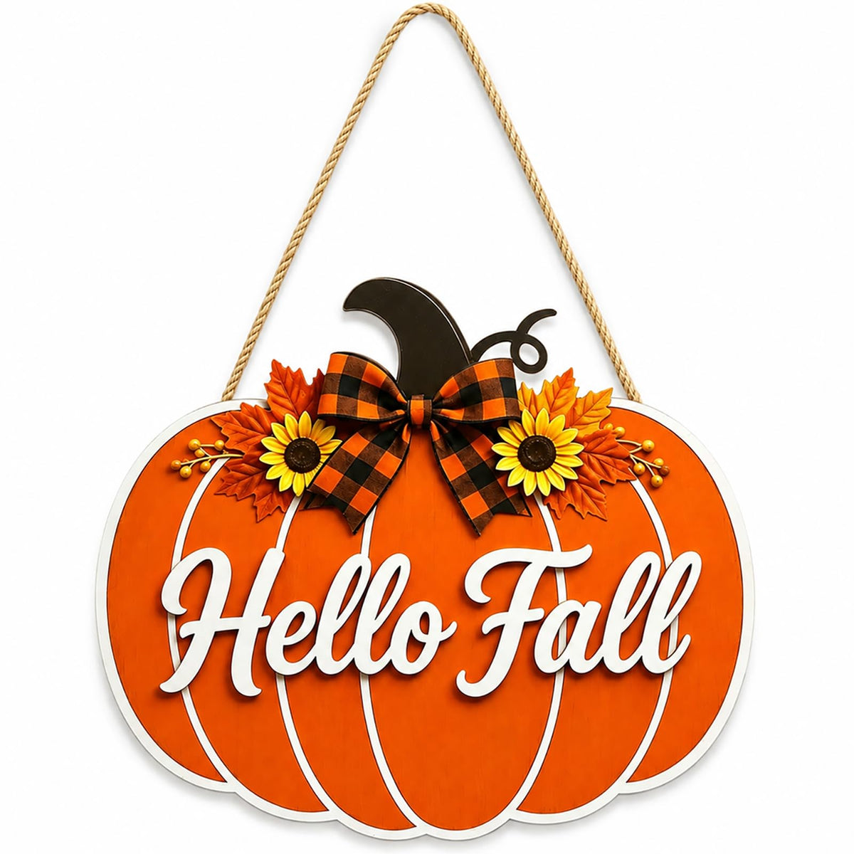 Fall Door Welcome Sign for Home Decor Hanger