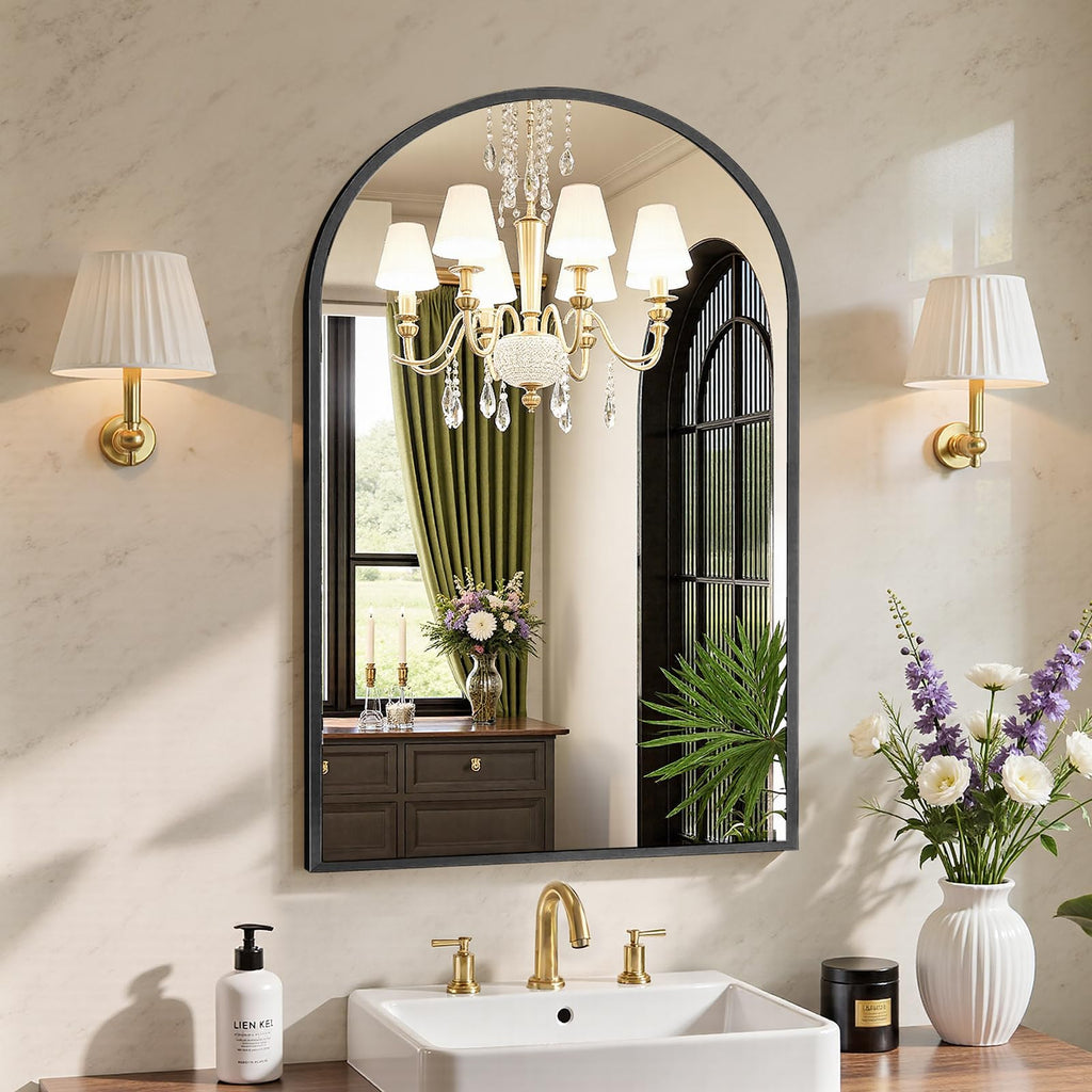 Sweetcrispy Bathroom Mirror 40x30 Inch, Vanity Mirror for Wall