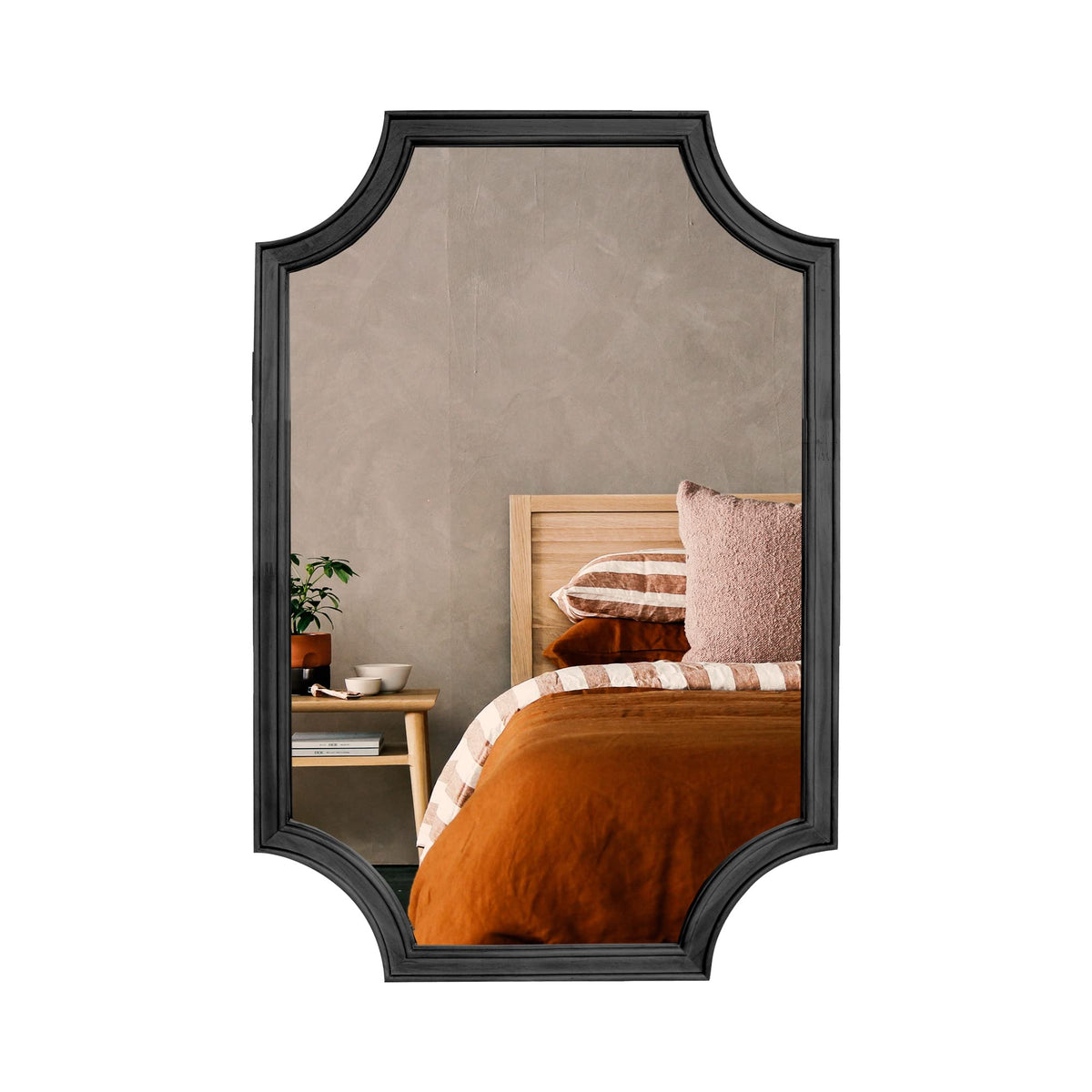 WallBeyond Full Length Mirror Wall Mounted 65"x22", Rustic Wooden Frame Floor Mirror, Large Full Body Mirror for Bedroom, Leaning or Hanging Against Wall, Natural