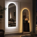 VooBang 56"x21" LED Arched Mirror Full Length with Dimmable Lights