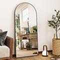 HARRITPURE 57"x20" Full Length Mirror Gold Rounded Corner Floor Mirror