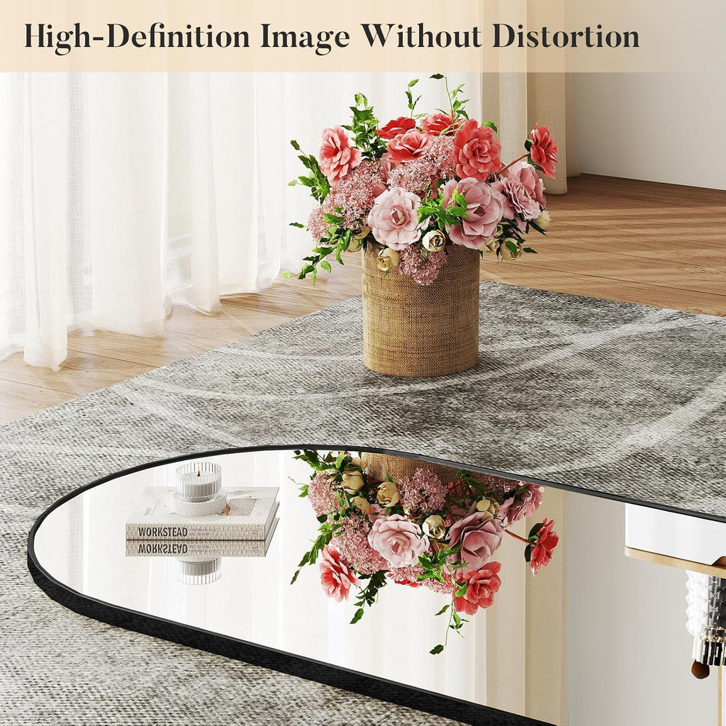 DUMOS 63"x20" Arched Full Length Floor Mirror, Full Body Mirror with Stand