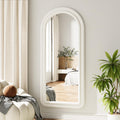Koonmi 71“x32” Wavy Mirror Full Length, Flannel Full Body Mirror