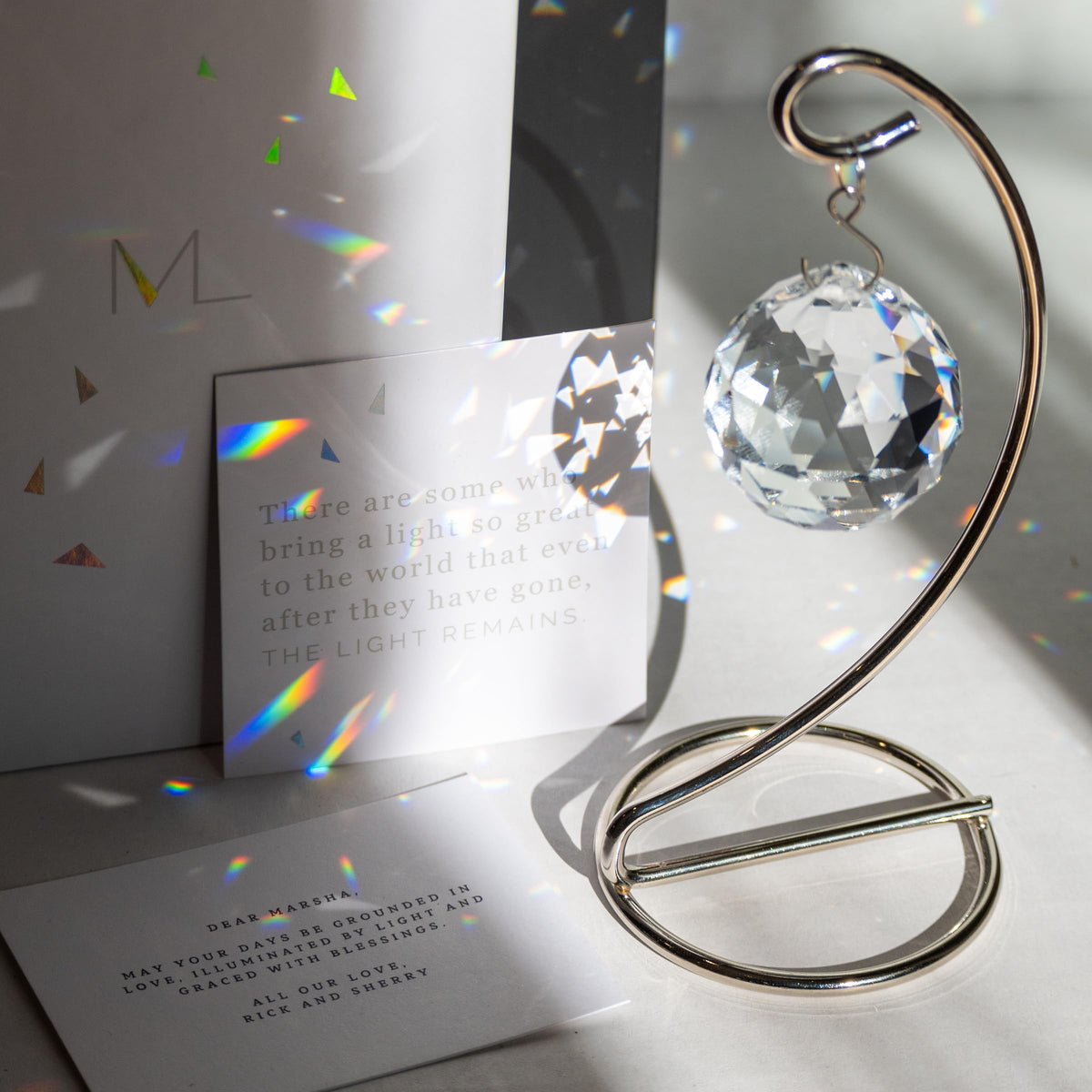 Memorialight Tabletop Sympathy Gift for Loss of Loved Ones, Memorial Gift