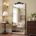 Antok 70"x28" Retro Full Length Mirror, Ornate Carved Floor Body Mirror
