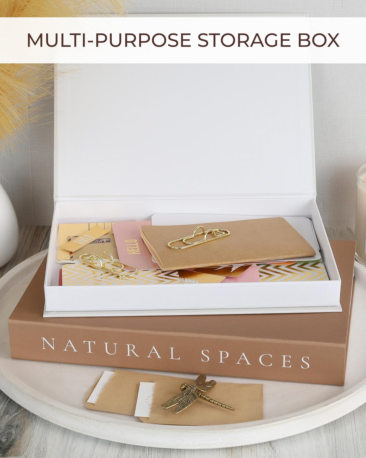 ZICOTO Beautiful Decorative Books Set of 2 for Your Coffee Table & Shelf