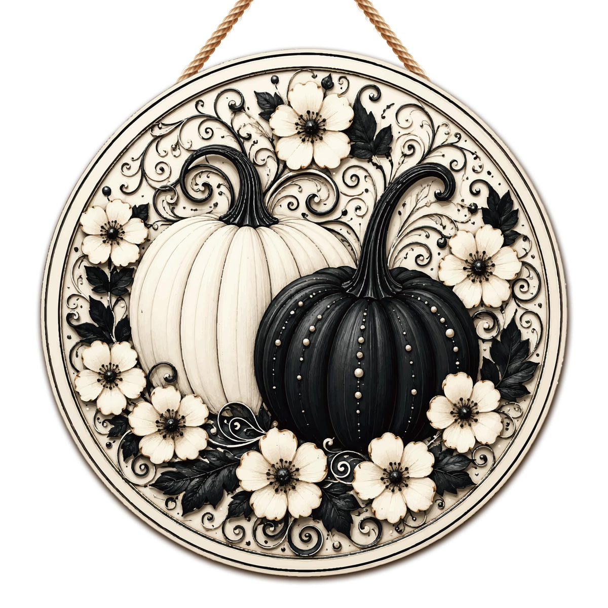 Halloween Party Decorations - Hey Boo Wooden Ghost Sign for Front Door
