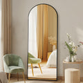 DUMOS Arched Mirror Full Length Floor, 59x16 Inch Full Body Standing Mirror