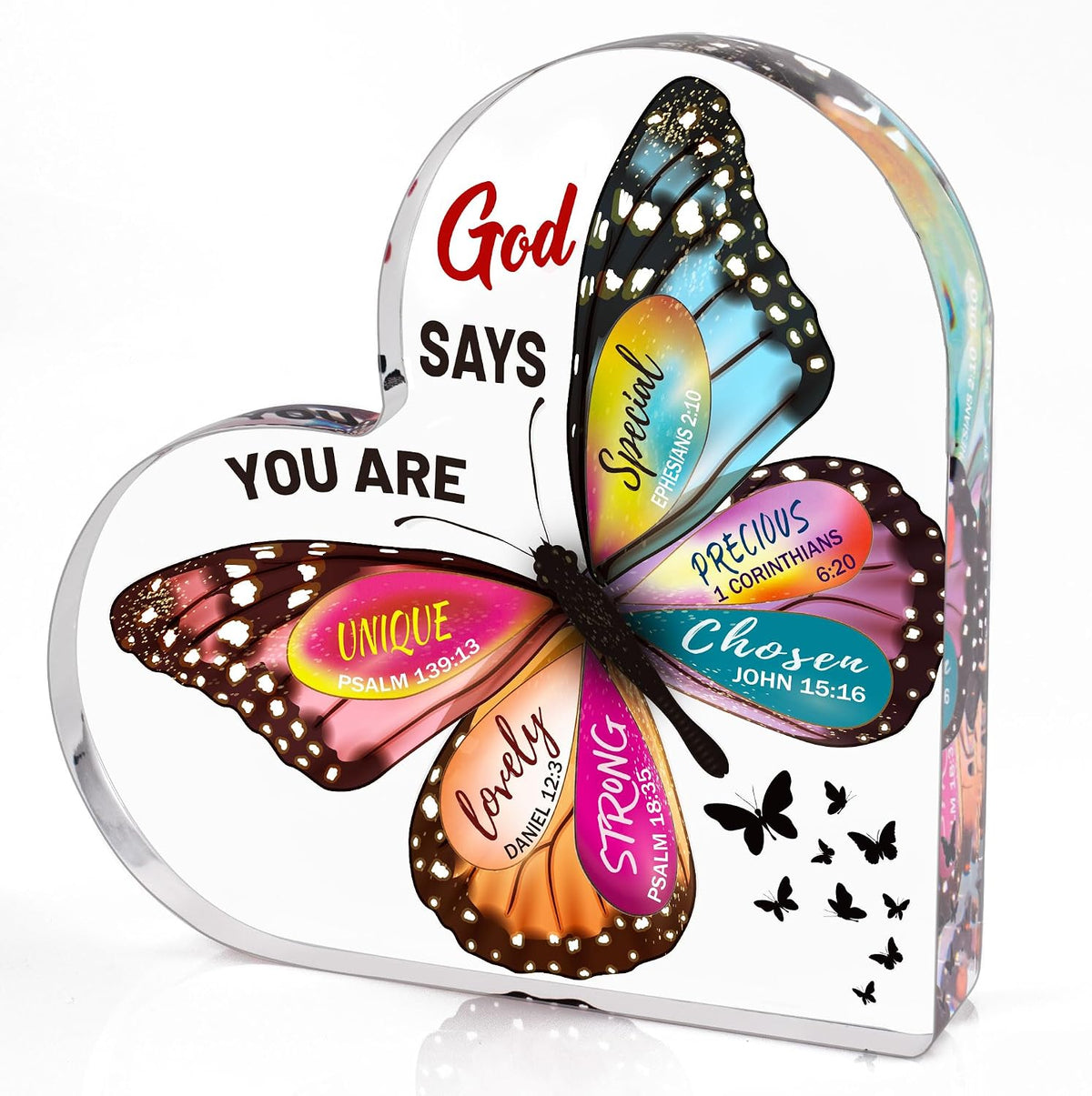 Christian Gifts for Women Birthday, Butterfly Inspirational Gift for Friend