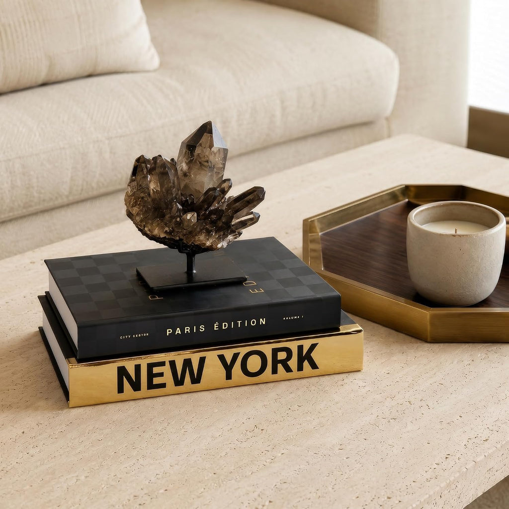 Beautiful Decorative Books - Set of 2 Boxes for Coffee Table & Shelf Decor